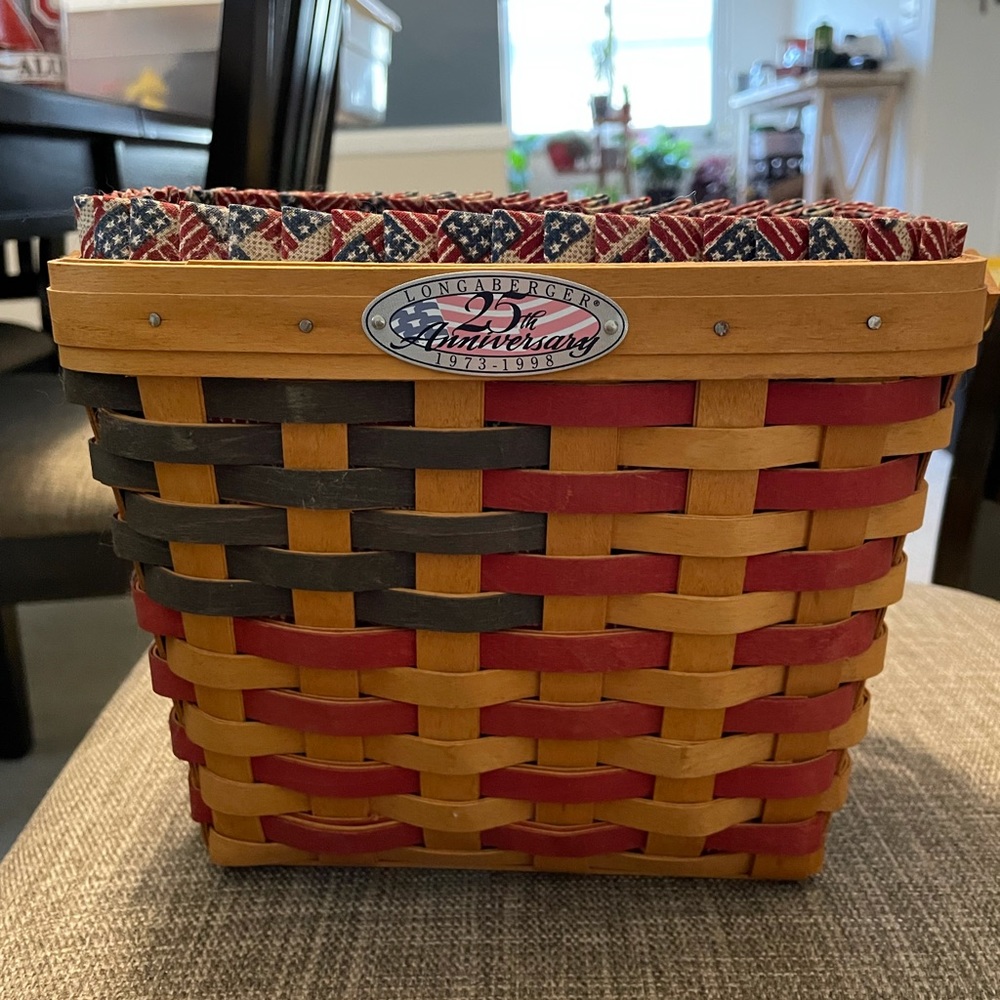 25th anniversary Lonaberger basket